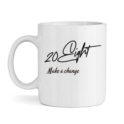 20Eight - Make A Change Edition Mug (Black Writing) Thumbnail