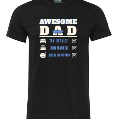20Eight - Humour Edition - Awesome Dad - Men's T-Shirt Thumbnail
