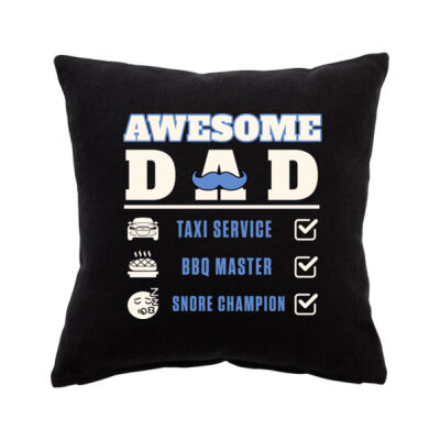 20Eight - 50x50cm Linen Cushion Case - Humour Edition - Awesome Dad Thumbnail